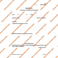 Pátria Nyomtatvány Immateriális javak, tárgyi eszközök selejtezési jegyzőkönyve A/4 álló nyomtatvány