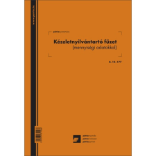 Pátria Nyomtatvány Készletnyilvántartó füzet 26 lapos A/4 álló nyomtatvány