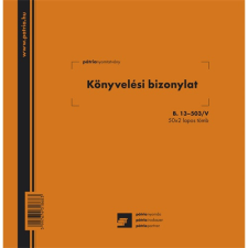 Pátria Nyomtatvány Könyvelési bizonylat 50x2 lapos tömb 203x198 mm nyomtatvány