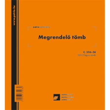 Pátria Nyomtatvány Megrendelőtömb 50x3 lapos tömb 185x203 mm nyomtatvány