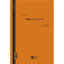 Pátria Nyomtatvány Napi pénztárjelentés 25x2+2 lapos tömb A/4 álló nyomtatvány