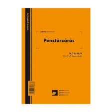 Pátria Nyomtatvány Pénztárzárás 25x2+2 lapos tömb A/5 álló nyomtatvány