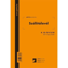 Pátria Nyomtatvány Szállítólevél 50x3 lapos tömb A/5 álló nyomtatvány