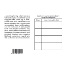 Pátria Nyomtatvány Szűrővizsgálati lap A/6 fekvő nyomtatvány