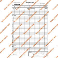 Pátria Nyomtatvány Takarmányozási napló 50x2 lapos tömb 295x410 mm nyomtatvány
