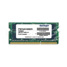 Patriot 4GB 1600MHz CL11 DDR3 SO-DIMM memória (PSD34G160081S) memória (ram)