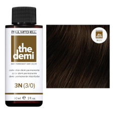 Paul Mitchell - The Demi Féltartós Hajszínező - 3N Természetes Sötétbarna 60ml hajfesték, színező