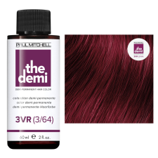 Paul Mitchell - The Demi Féltartós Hajszínező - 3VR Lila-Vörös Sötétbarna 60ml hajfesték, színező