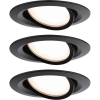 Paulmann 93082 Set Nova Plus LED-es beépíthető lámpa LED 6 W Fekete (PL93082)