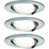 Paulmann Beépíthető lámpa készlet, 3 részes LED GU10 19,5 W nemesacél (matt), Paulmann 93429 Nova (PL93429)
