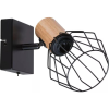 Paulmann Lanka 66766 Fali fényszóró E14 Fekete, Fa (világos) (PL66766)