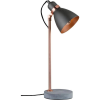 Paulmann Neordic Orm 79624 Íróasztali lámpa LED E27 20 W Betonszürke, Vörösréz (PL79624)
