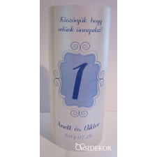  Pausz menühenger és asztalszám 2 az 1-ben - 40 féle mintával dekorációs kellék