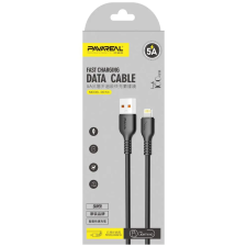 Pavareal USB kábel iPhone Lightning 5A PA-DC73I 1 m. fekete kábel és adapter