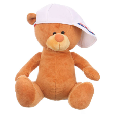  Pavel - plüss mackó fehér sapkában - 25cm plüssfigura