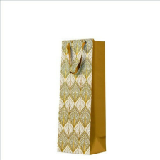 PAW Ornamental Gold Tile papír ajándéktáska premium italos 12x37x10cm ajándéktasak