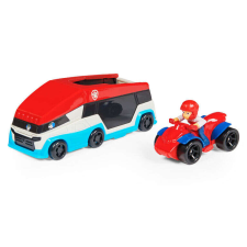  Paw Patrol Csapatszállító Jármű Ryder ATV játékautóval #piros-kék autópálya és játékautó