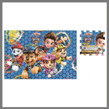  Paw Patrol, Mancs Őrjárat szivacs puzzle szőnyeg 6 db-os GIM87040506 lakástextília