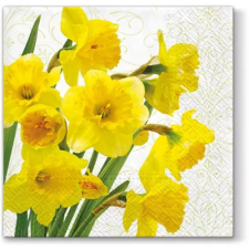 Paw Yellow Daffodils papírszalvéta 33x33cm,20db-os konyhai eszköz