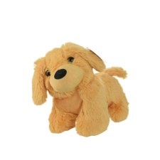 PAWS álló kutya plüssök – 23 cm, világosbarna plüssfigura