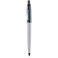 Pax Golyóstoll, 0,8 mm, nyomógombos, fehér tolltest, PAX, kék toll