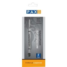 Pax Golyóstollbetét, 0,8 mm, PAX, fekete tollbetét