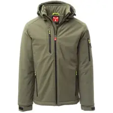 PAYPER CREEK PAD S00330-0489/07050-L BÉLELT SOFTSHELL KABÁT KATONAI ZÖLD/ZÖLD (L)