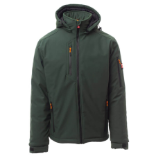 PAYPER Creek Pad Téli Bélelt Softshell Kabát Erdőzöld - L munkaruha