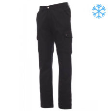 PAYPER Forest Polar Téli Bélelt Fekete Munkásnadrág - 4XL