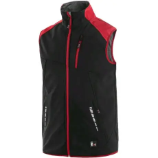 PAYPER hebron l férfi softshell mellény fekete/ piros (l) munkaruházat