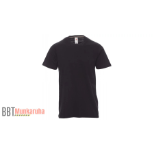 PAYPER Sunset környakas póló, fekete munkaruha