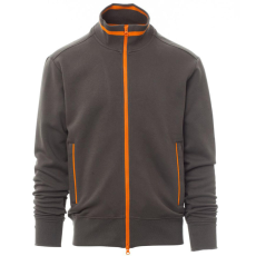 PAYPER Sydney Cipzáras Pulóver Szürke/Narancs - 4XL