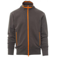 PAYPER Sydney Cipzáras Pulóver Szürke/Narancs - XS munkaruha