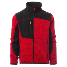 PAYPER Travel Piros/Fekete Cipzáras Pulóver - 4XL