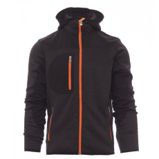 PAYPER Trip Szürke/Fekete Cipzáras Kapucnis Pulóver - 5XL