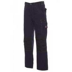 PAYPER Viking Sötétkék/Fekete Derekas Munkásnadrág - 46