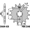 PBR Acél Első Lánckerék - 428-as Osztás, Standard PBR  Erőátviteli alkatrészek Láncok, lánckerekek, láncszettek Első lánckerekek