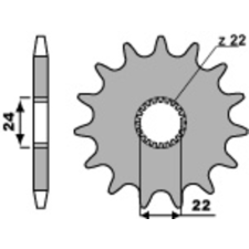 PBR acél standard első lánckerék 406 - 520 egyéb motorkerékpár alkatrész