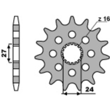 PBR Acél Standard Első Láncsprocket 2190 - 530 egyéb motorkerékpár alkatrész