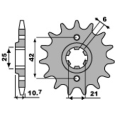 PBR Acél Standard Első Láncszem 338 - 530 egyéb motorkerékpár alkatrész