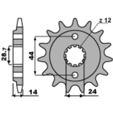 PBR Acél Standard Első Láncszem 348 - 525 egyéb motorkerékpár alkatrész