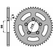  PBR acél standard hátsó lánckerék 4552 - 420 egyéb motorkerékpár alkatrész