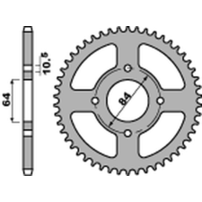 PBR Acél Standard Hátsó Láncszem 4302 - 520 egyéb motorkerékpár alkatrész