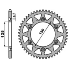 PBR Alumínium Ultra-Könnyű Hátsó Láncszem 899 - 520 egyéb motorkerékpár alkatrész