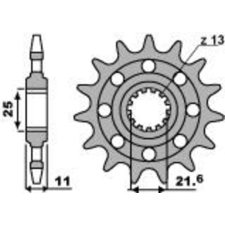 PBR Racing Acél Standard Első Láncszem 2172 - 520 egyéb motorkerékpár alkatrész