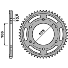 PBR Racing Alumínium Ultra-Könnyű Hátsó Láncszem 4530 - 520 egyéb motorkerékpár alkatrész