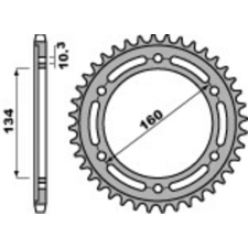 PBR Racing Alumínium Ultra-Könnyű Kemény Anodizált Hátsó Láncszem 4400 - 520 egyéb motorkerékpár alkatrész