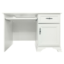  PC-asztal, alpesi fehér, KENTAK BIU1D1S bútor