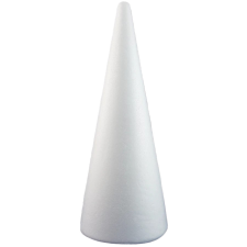 PC Polisztirol kúp 20cm x 9 cm dekorációs kellék