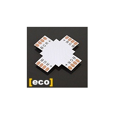 PCB elosztó elem (L,T,X irányú), 5050-es RGB LED szalaghoz villanyszerelés